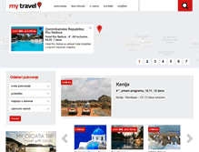 Tablet Screenshot of mytravel.hr